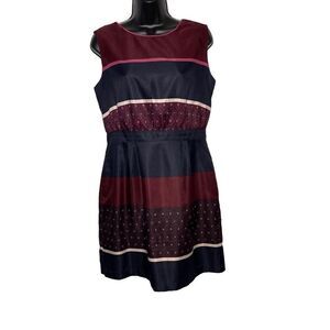 LOFT Striped Sheath Dress